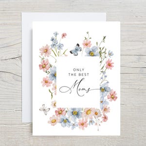 Seules les meilleures mamans Obtenez une promotion grand-mère, une nouvelle grand-mère, une annonce de grossesse, une carte de fête des mères, un dévoilement de bébé, nous allons avoir un bébé,