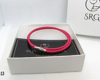 Hulione Womens Leather Bracelets 2Pcs Leather Cord Bracelet 3Mm 16-25Cm Red Thread Jewelry Bracelets & Bangles Mens,7,25Cm Hulione Womens Leather Bracelets 2Pcs Leather Cord Bracelet 3Mm 16-25Cm Red Thread Jewelry Bracelets & Bangles Mens,7,25Cm