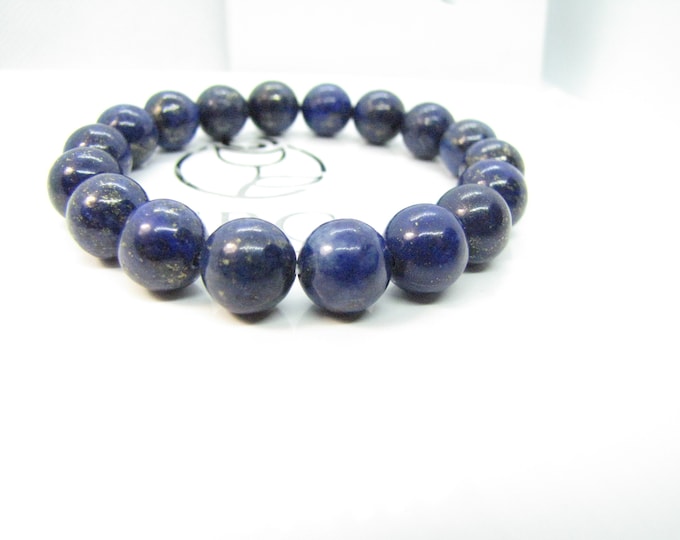 Natural Lapis lasuli bracelet 10 mm bead