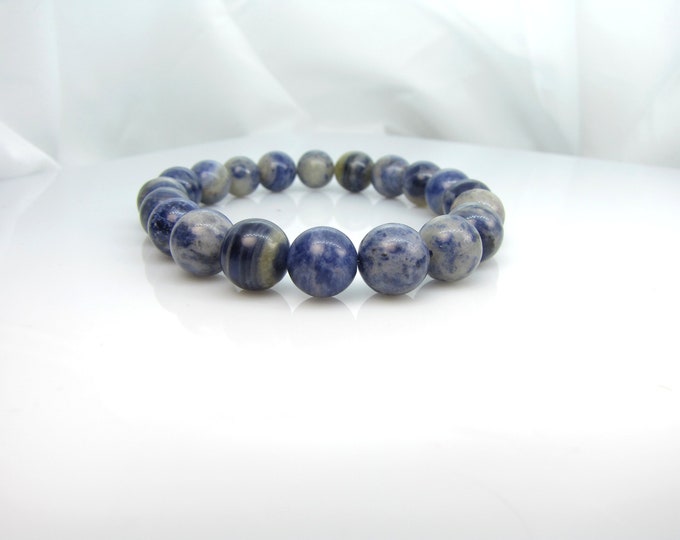 AAA Blue Sodalite  bracelet 10 mm bead
