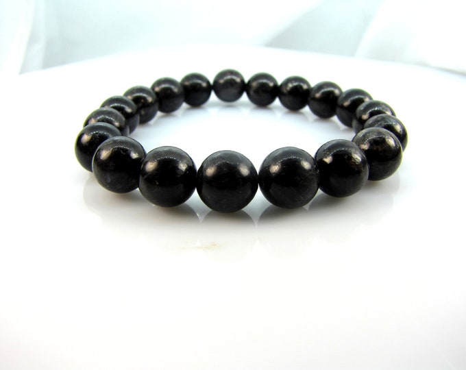 Genuine Astrophyllite Bracelet 10 mm beads