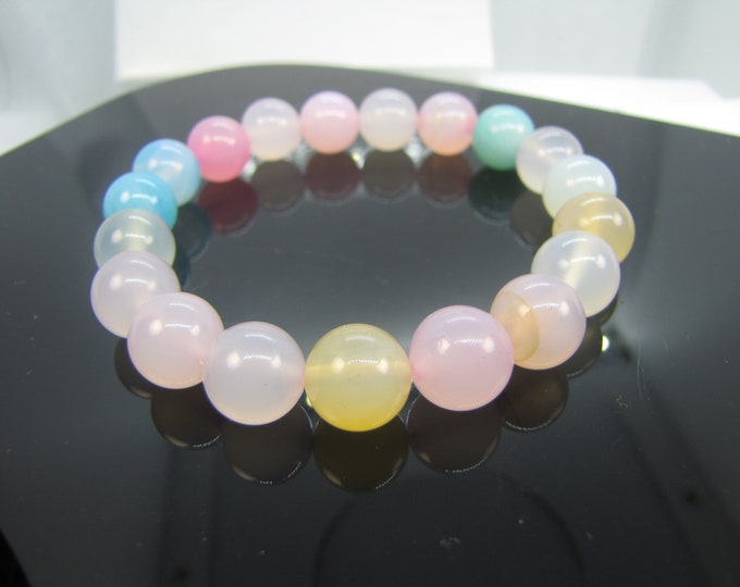 AAA Candy Morgan Agate 10 mm bead bracelet
