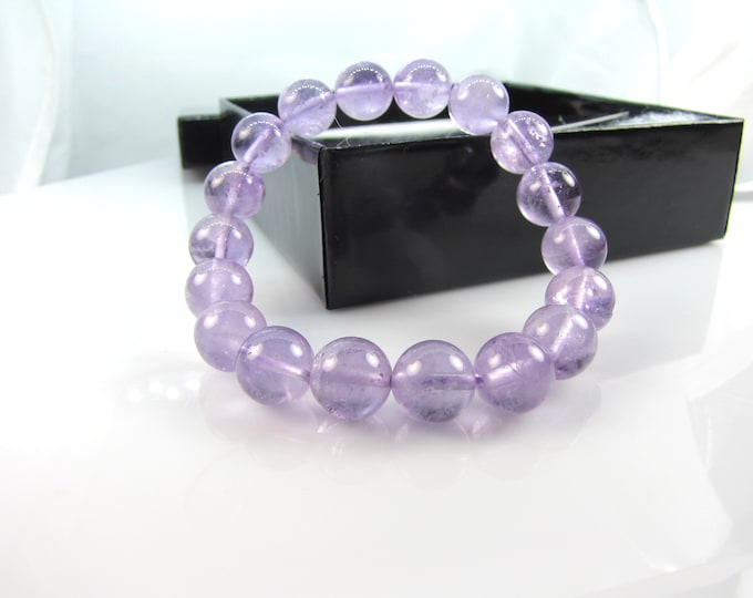 AAA + Violet Amethyst Bracelet 10 mm bead