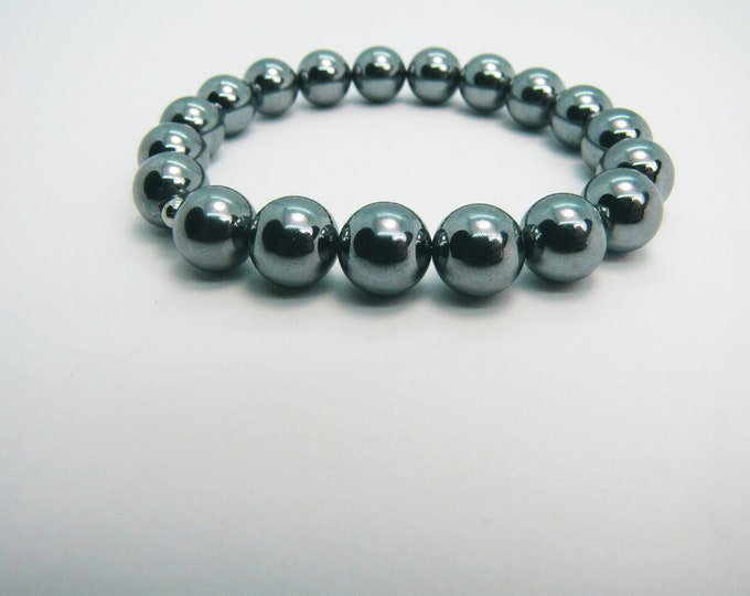 AAA Natural Terahertz bracelet 10 mm bead