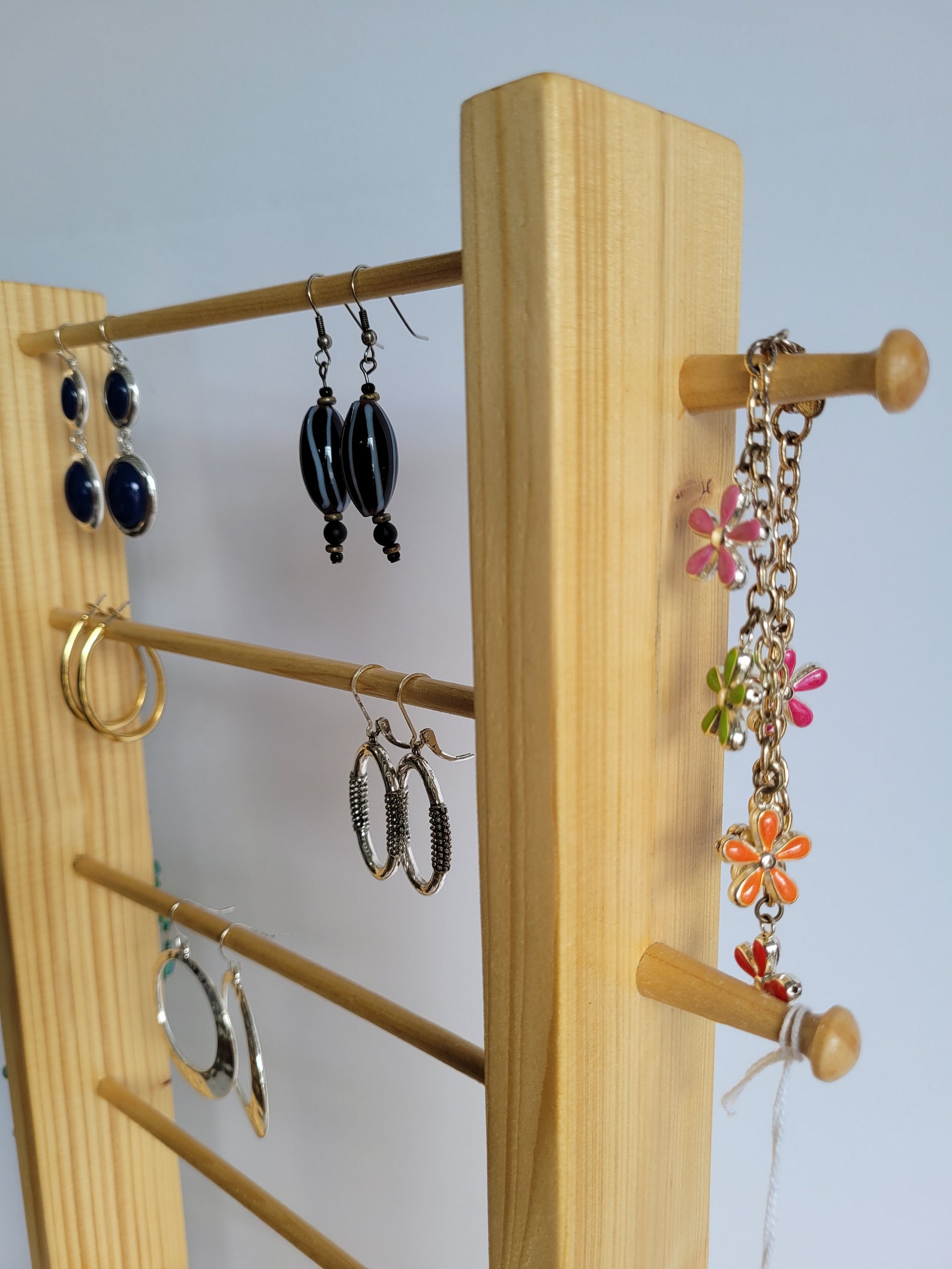 Standing Jewelry Organizer Natural NAT63011, NAT63012 Etsy