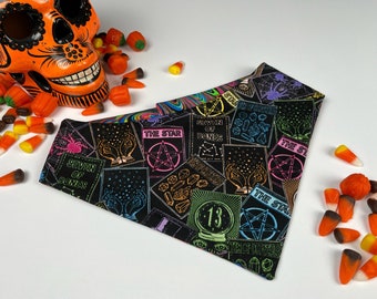 Tarot Card Reversible Pet Bandana