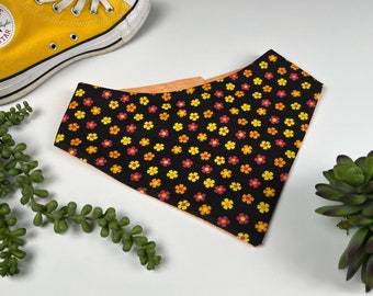 Groovy Floral Reversible Pet Bandana