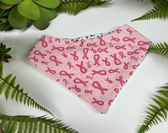 Breast Cancer Awareness Reversible Pet Bandana