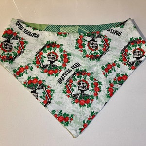 Grateful Dead Reversible Pet Bandana image 1