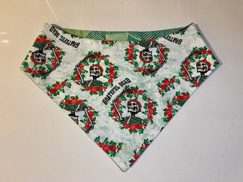 Grateful Dead Reversible Pet Bandana image 1