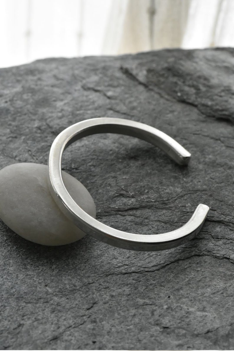 Full One Troy Ounce Pure Silver Cuff, 1toz Solid Bracelet Handmade by