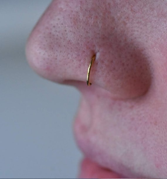 24 karat gold nose ring deals