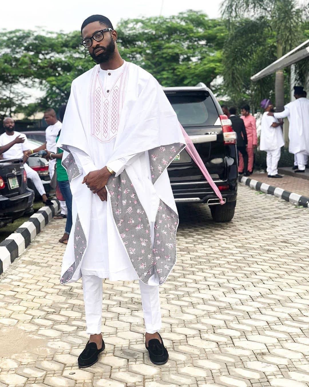 White AGBADA, AGBADA for Men, African AGBADA, African Men's Clothing ...