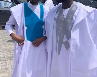 AGBADA, African AGBADa for men, African men's clothing, African wedding suit, Groomsmen suit, Groom's suit, Dashiki suit, FREE SHIPPING