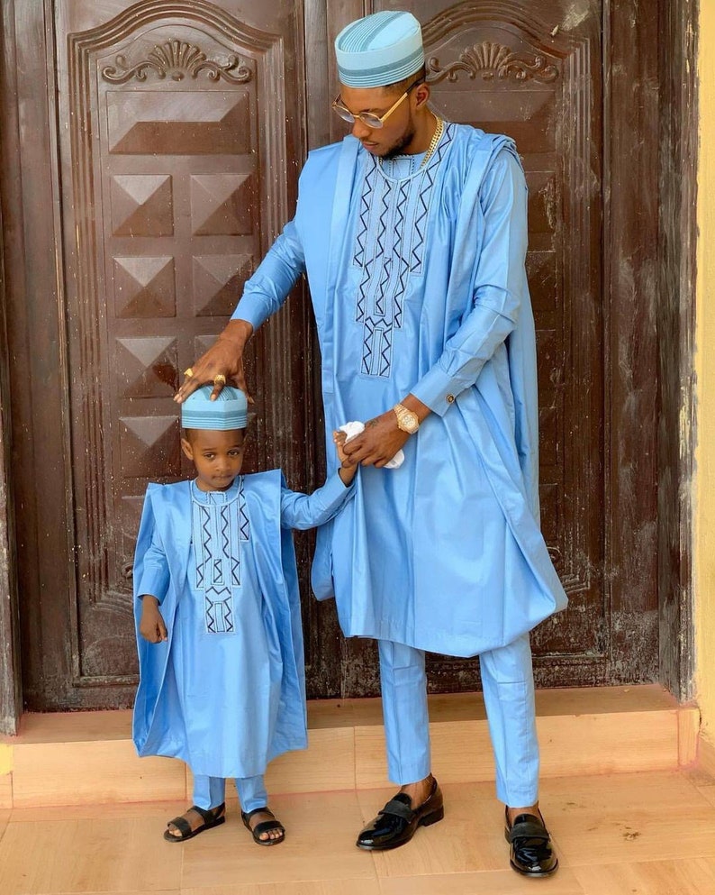 AGBADA, AGBADa for Father, African men's suit, Dashiki men's wear, Bespoke wedding Suit, African men's attire, FREE SHIPPING, AGBADa image 1