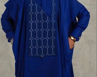 AGBADA, African AGBADa for men, African wedding suit, African men's suit, Bespoke wedding Suit, Groomsmen suit, Groom's suit, FREE SHIPPING