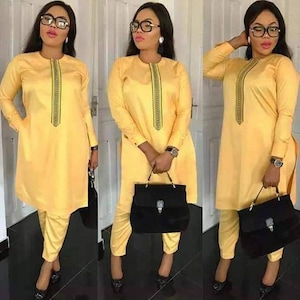 African Kaftan, African women's clothing, African women long top and pant, Dashiki Women, Women's fashion, women wear, women dress, DASHIKI