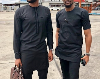 Men's traditional wear, men's kaftan, African men's clothing, African wedding suit, senator wear, African men's Suit, men's clothing