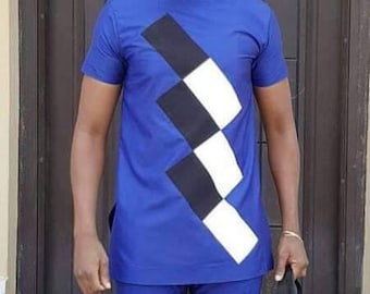 African men's clothing, African men's suit, men's wear, men's clothing, custom made suit, Groomsmen suit, men's fashion, blue suit for men