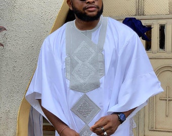 AGBADA, African AGBADa for men, African wedding suit, Groomsmen suit, Groom's suit, African men's suit, Dashiki wedding, suit FREE SHIPPING