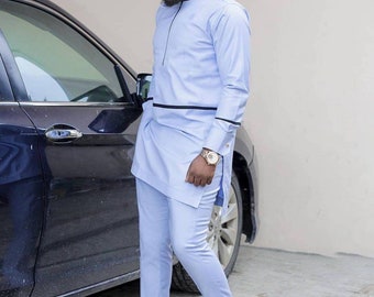 Men's Traditional Wear, African men's wear, African men's clothing, African men's clothing, Groomsmen suit, Groom's suit, men's senator suit
