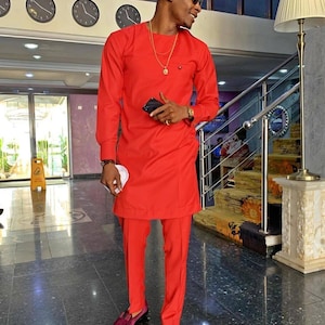 African men's clothing, African men's wear, African wedding suit, African men's suit, Groomsmen suit, Groom's suit, men's suit FREE SHIPPING image 1