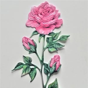 gestanzte Rosen, Nelke Crafts, rosa Rosen