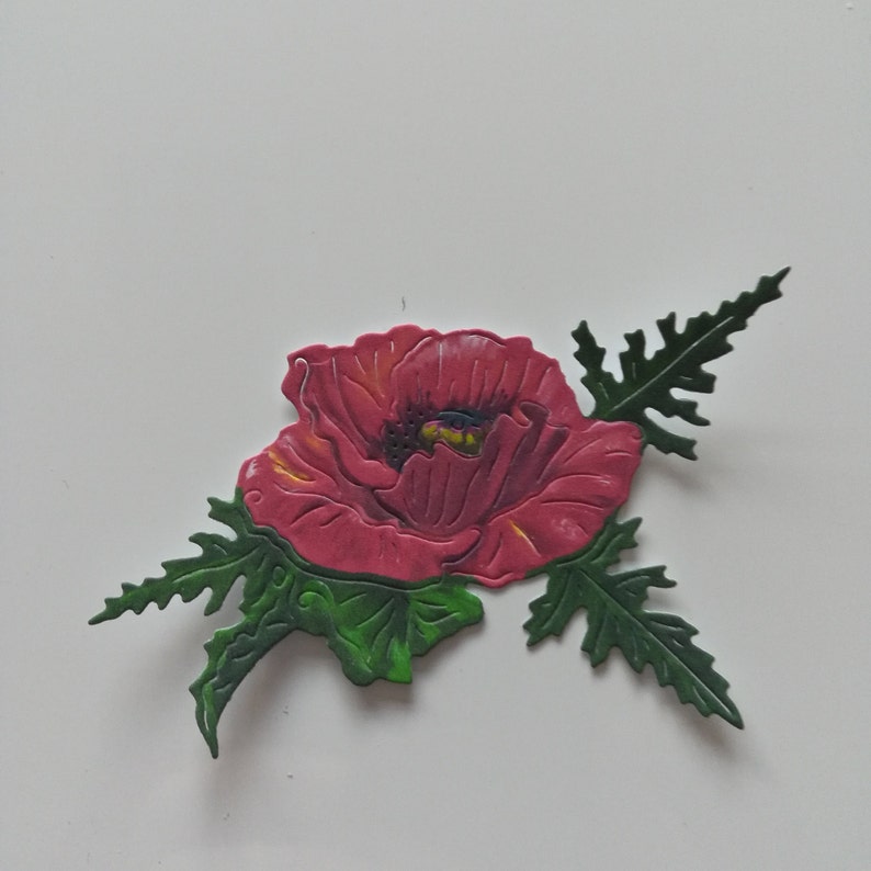 Poppy die cuts Tattered Lace Charisma die cuts Remembrance Etsy