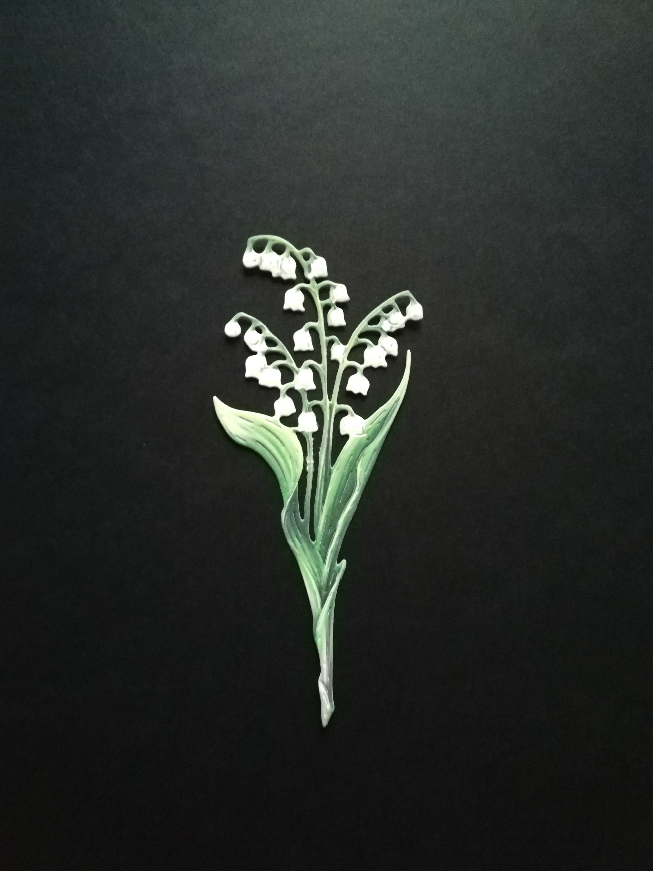 Lily of the Valley Die Cut Flowers Carnation Crafts Die Etsy