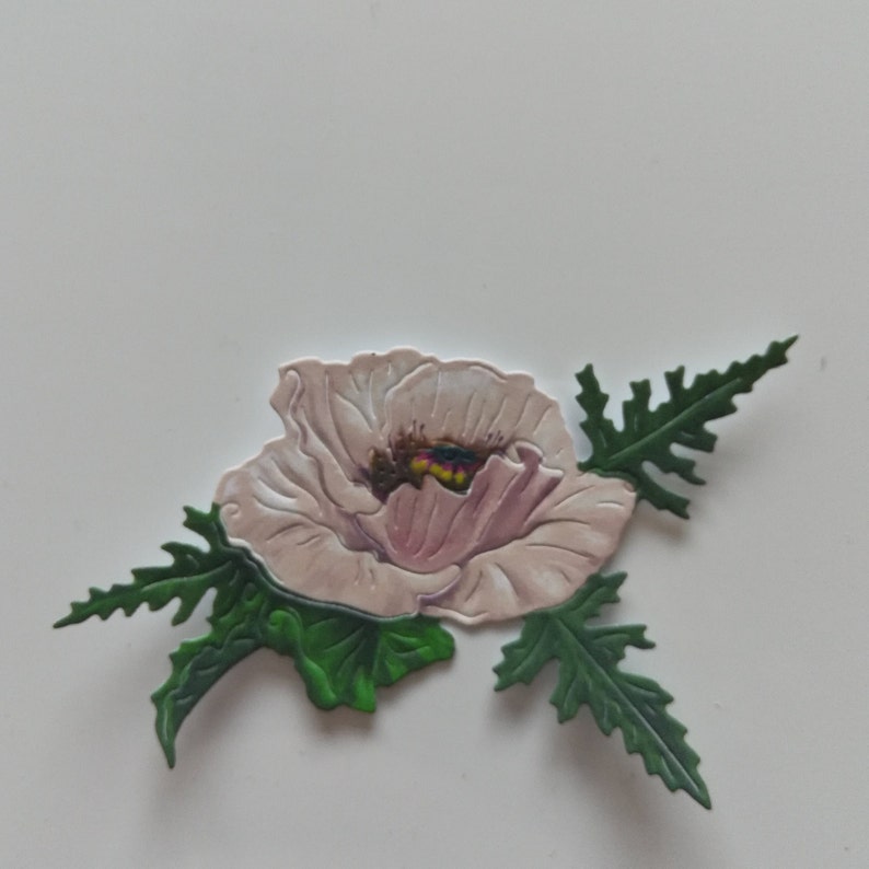 Poppy die cuts Tattered Lace Charisma die cuts Remembrance Etsy