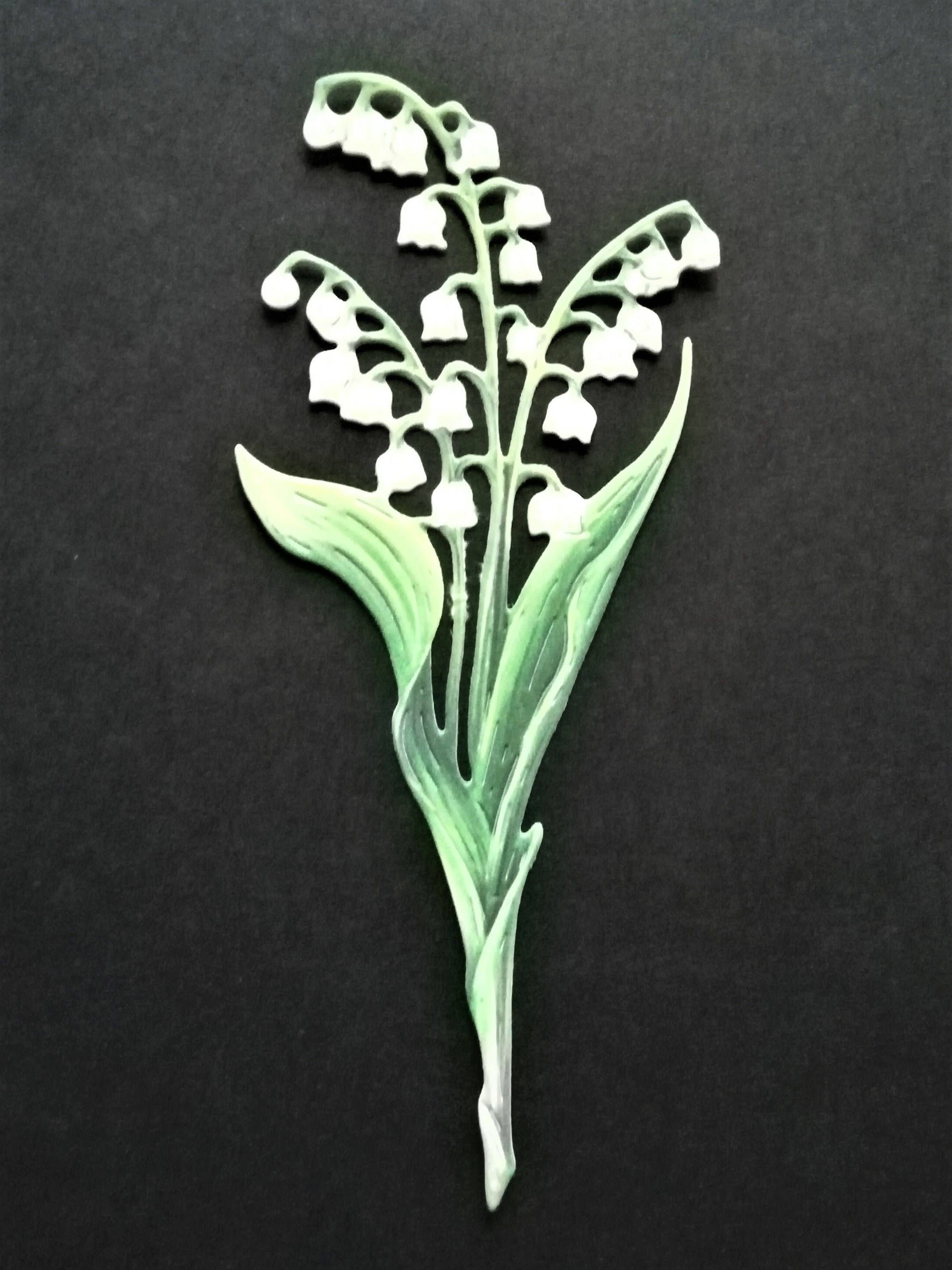 Lily of the Valley Die Cut Flowers Carnation Crafts Die Etsy UK