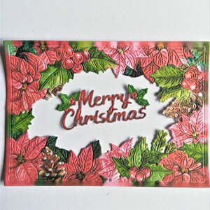 24 gestanzte Vintage Weihnachtsrahmen und 4 x Frohe Weihnachten Stanzteile, Scrapbooking und Kartenherstellung