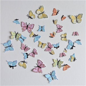 38 bunte Schmetterling Stanzteile, gemischte Größe und bunte Schmetterlinge für Scrapbooking, Wohndekor, Kartenherstellung und Journaling