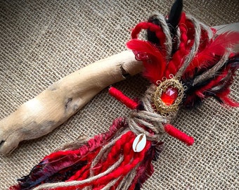 Voodoo Doll Rope Doll  for Passion, Power, Magnetism -  New Orleans Inspired Rope Doll, Juju Doll, Red Poppet