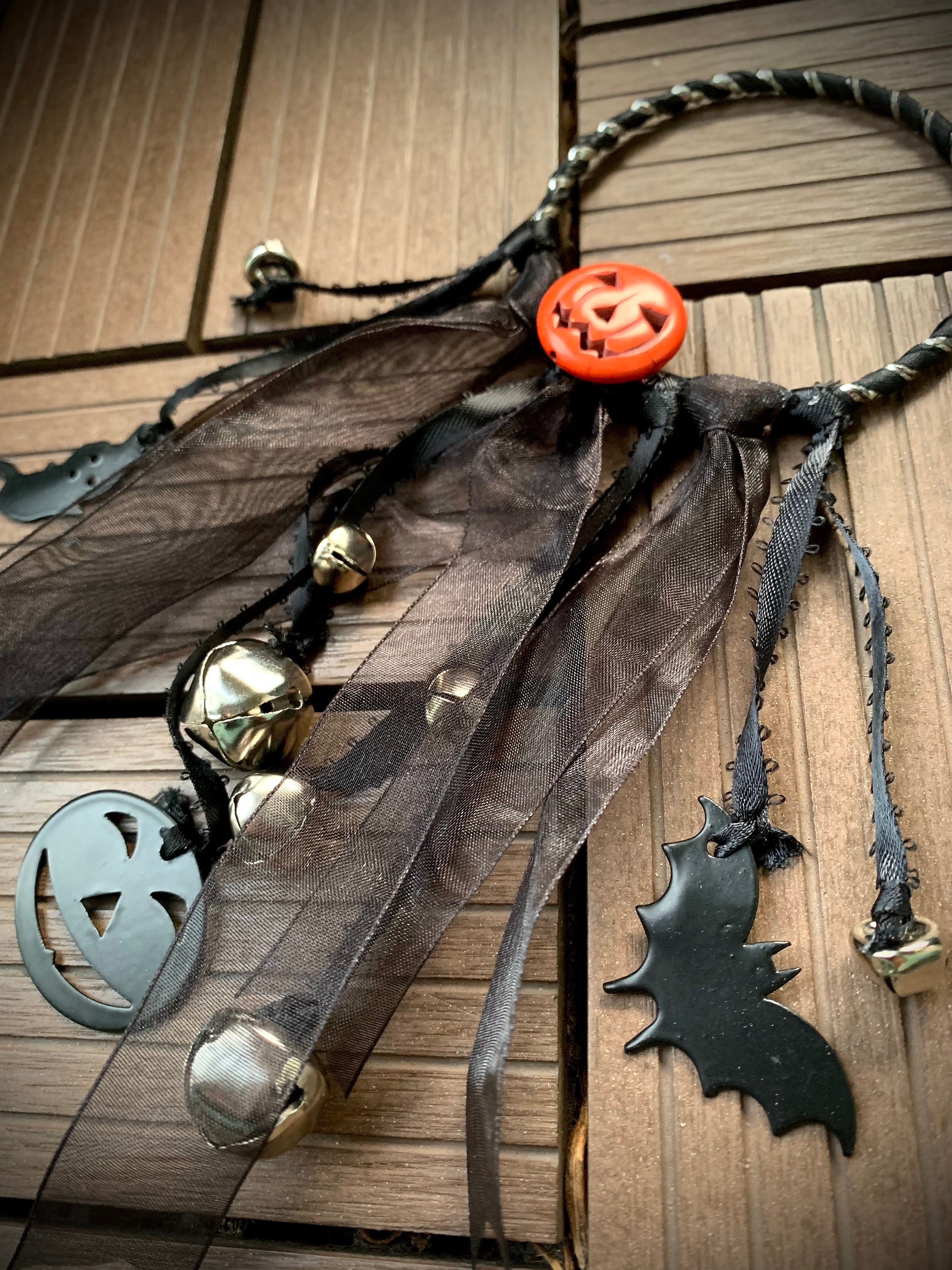 Witch Bells Protection Door Hangers Witch Wind Chimes Wreath - Temu