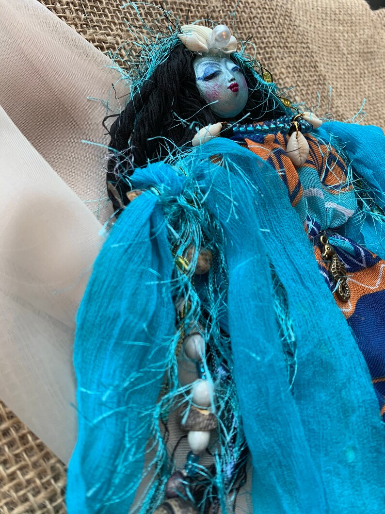 La Sirene Voodoo Altar Doll Lwa of Luck and Wealth Safe Etsy