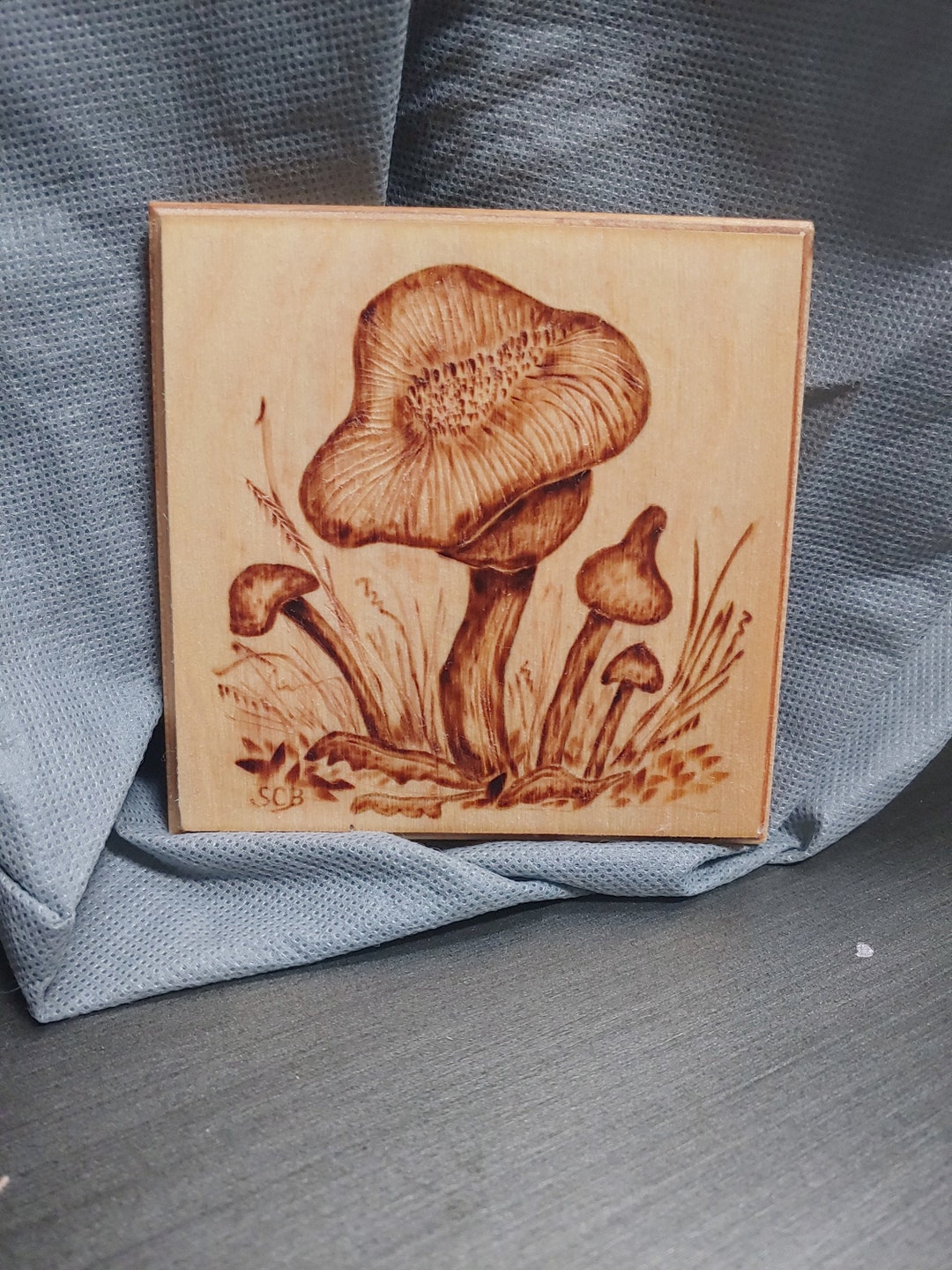 Custom Mushroom Wood Burning Collection, Wood Burning Art - Etsy