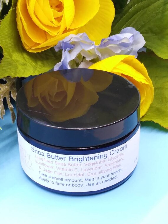 Shea Butter Brightening Cream Contains 100 Organic Raw Etsy