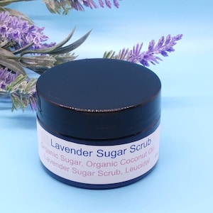 Lavender Sugar Scrub, exfoliating scrub