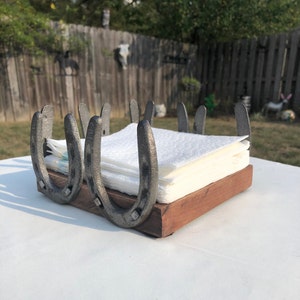 Horseshoe Napkin Holder