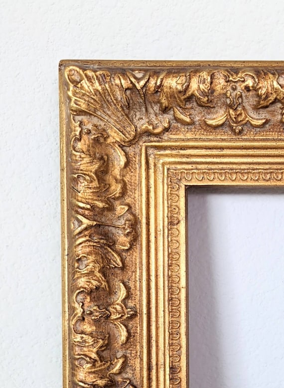 Izzy Gold Leaf Frame - Multiple Sizes Available - Etsy