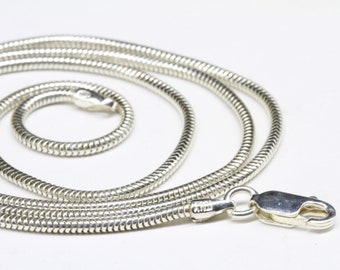 Snake Chains Sterling Silver Snake Chains Necklaces Sterling Silver Chains Sterling Silver Necklaces Jewelry