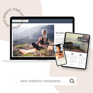 AttractWell Modern Website Template