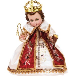 Trajecito de Nino de La Abundancia  Niño Dios con accesorios Incluidos/Baby Jesus Outfit