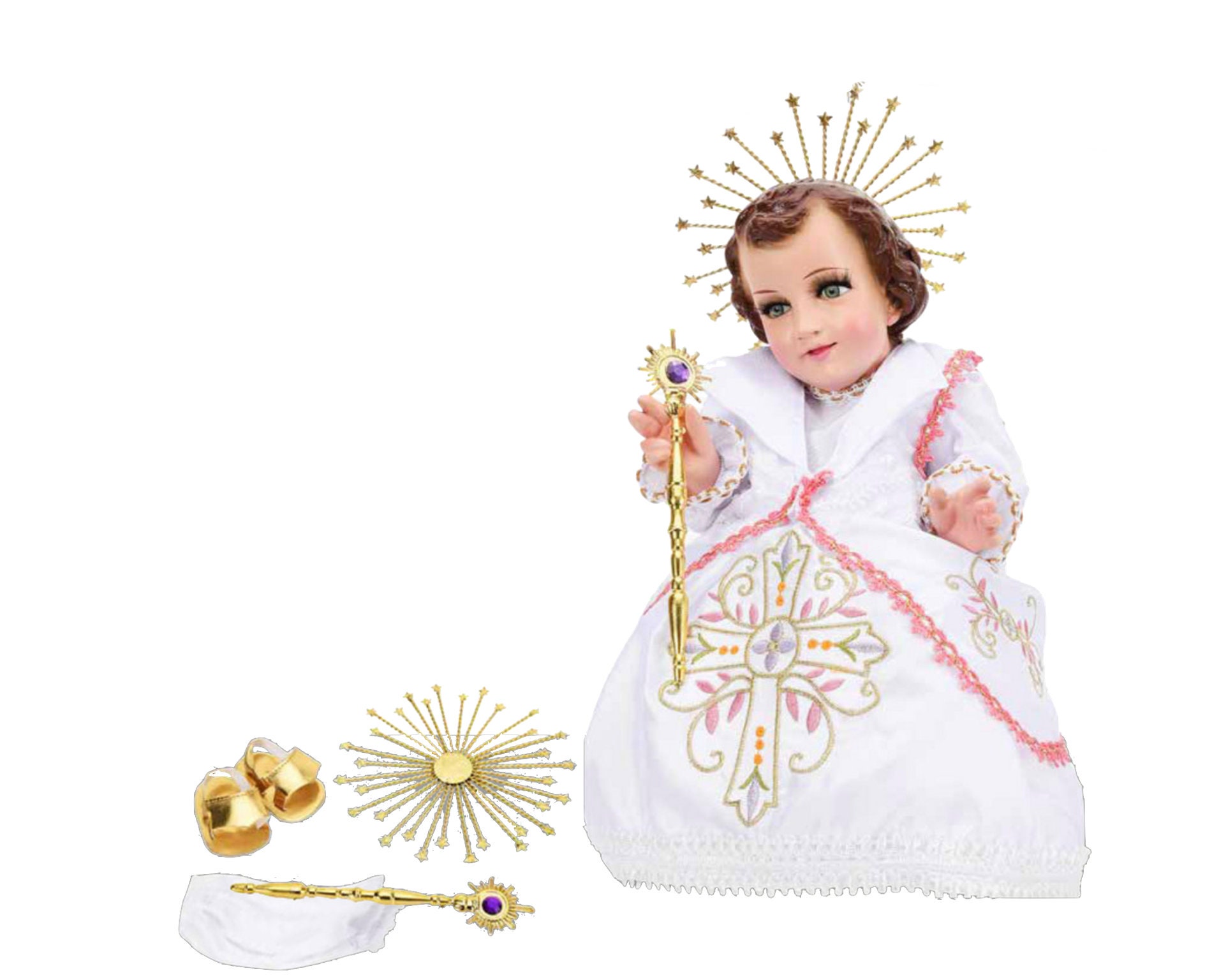 Trajecito de Nino Dios de la Felicidad para Niño Dios con - Etsy España Trajecito de Nino Dios de la Felicidad para Niño Dios con - Etsy España