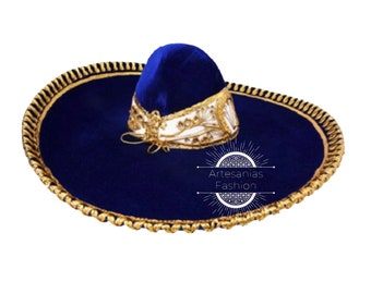 Sombrero de Charro, Sombrero Charro para adulto, Charro hat, Charro accesories, Charros, Sombrero, Flower Charro Hat