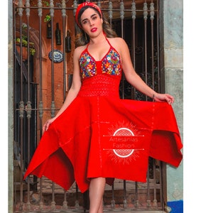Vestido Mexican con Flores / Mexicaanse borduurjurk met bloemen