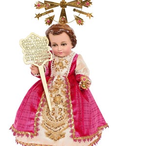 Nino Dios-outfit baby Jezus Divino Niño-outfit handgemaakte baby Jezus-outfit 2024