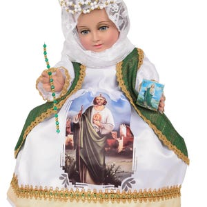 Handmade Nino Dios Outfit San Juda Tadeo Trajecito Nino Dios San Judas Tadeo Baby Jesus fino Jude the Apostle outfit 2024