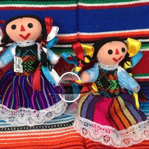 Mexican doll, Rag doll, Handmade doll, Cloth doll, Art doll, Authentic mexican doll